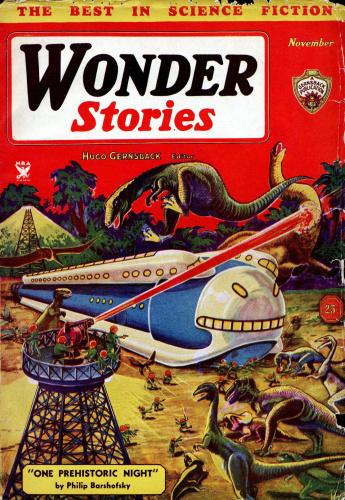  Обложка ноябрьского номера «Wonder Stories» 1934 года