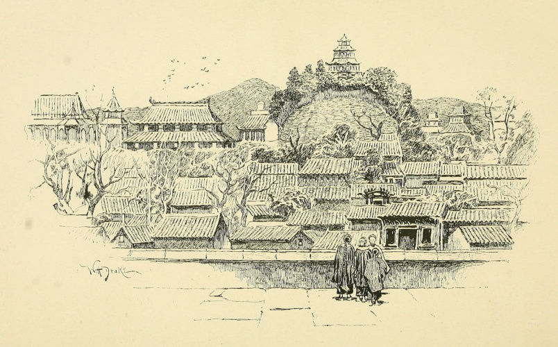 Дворец великого хана. Миниатюра из книги «Путешествия Марко Поло», 1899