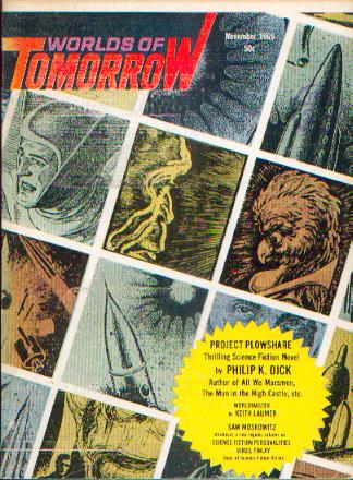 Обложка журнала Worlds of Tomorrow, 1965-11